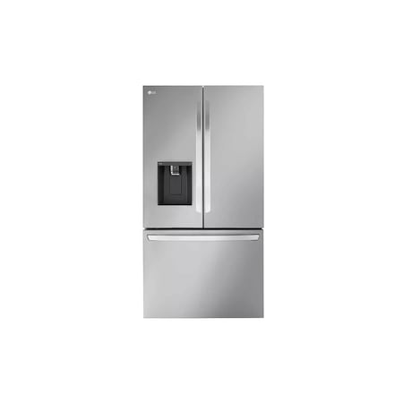 Lg 26 cu. ft. Counter Depth French Door MAX Refrigerator, Dual Ice Maker and Cool Guard Technology LRFXC2606S